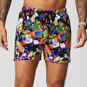 Fabletics / Men’s The One 5” Shorts / Black Kaleidoscope / XL / Never Worn